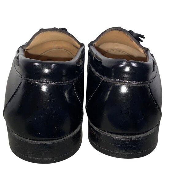 G.H. Bass & Co. Weejuns Tassel Loafers Black Leather Men’s Size 10 D - Picture 8 of 15